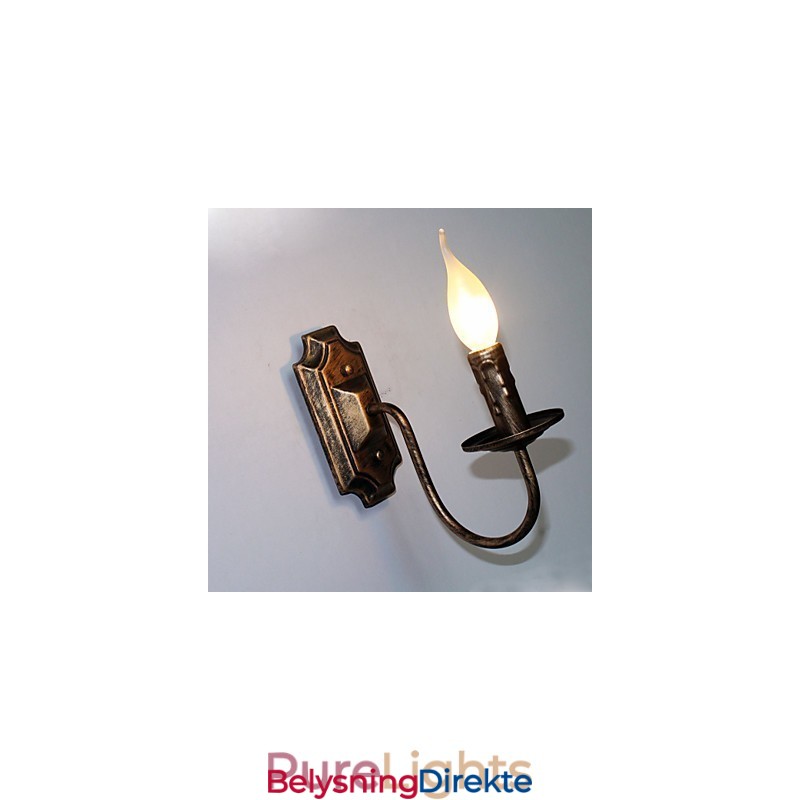 Antikk Vegglampe Stearinlysformet Enkel Korridor Balkonglampe Vegglampe