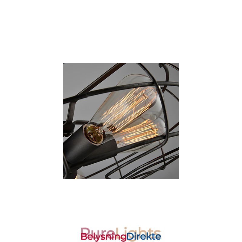 Amerikansk Landlig Industridesignerlampe Personlig Lampe Europeisk Retro Viftetaklampe