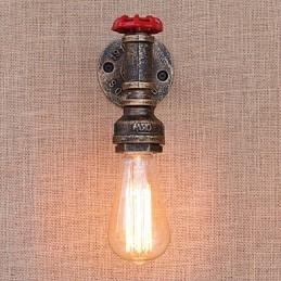 Landlig Retro-Maleri For Mini-Stil Omgivelseslys Vegglampe