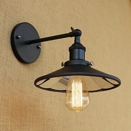 Landlig Retro-Maleri For Mini-Stil Omgivelseslys Vegglampe