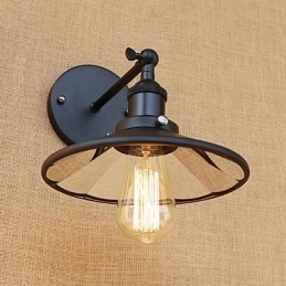 Landlig Retro-Maleri For Mini-Stil Omgivelseslys Vegglampe