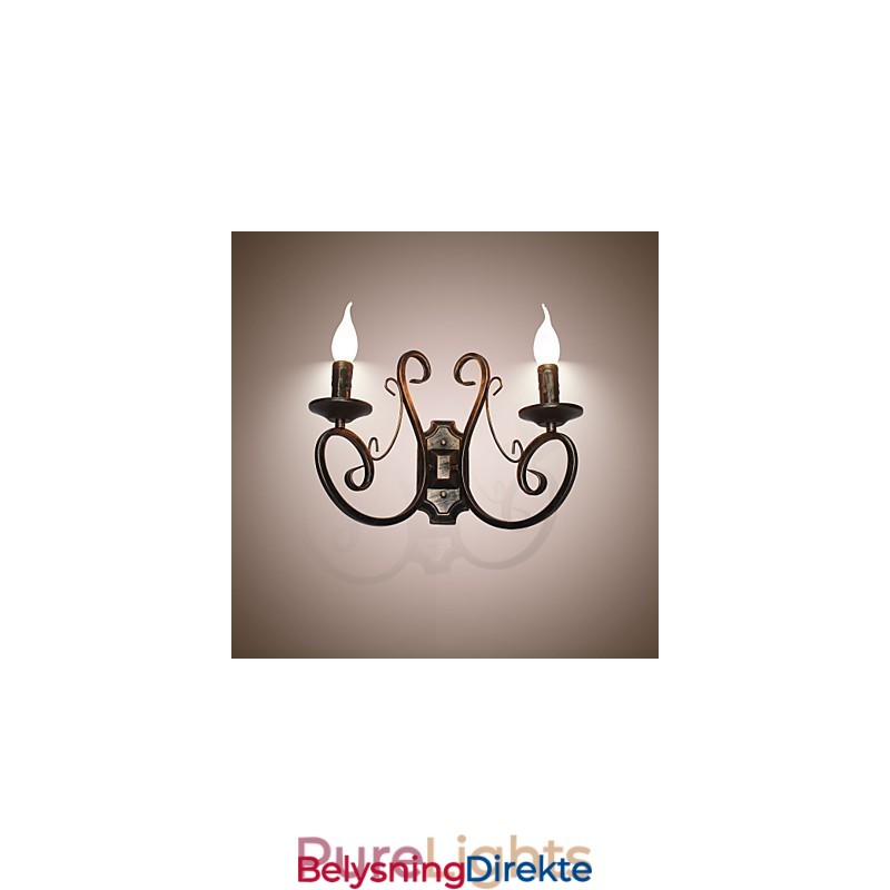 Ny Retro Loftslampe I Amerikansk Stil, Retro Vegglampe Til Soverom, Vegglampe, Stearinlyslampe