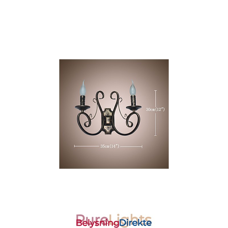 Ny Retro Loftslampe I Amerikansk Stil, Retro Vegglampe Til Soverom, Vegglampe, Stearinlyslampe