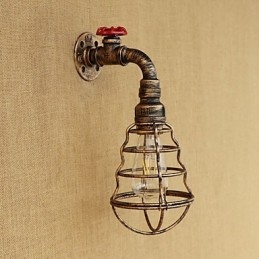 Landlig Retro-Maleri For Mini-Stil Omgivelseslys Vegglampe