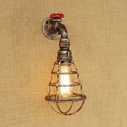 Landlig Retro-Maleri For Mini-Stil Omgivelseslys Vegglampe