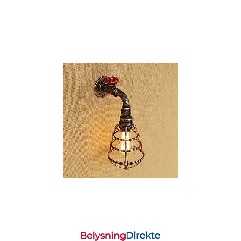 Landlig Retro-Maleri For Mini-Stil Omgivelseslys Vegglampe