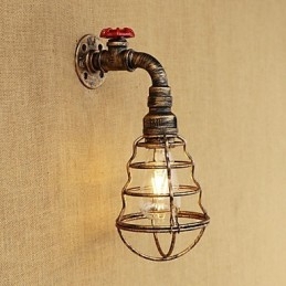 Landlig Retro-Maleri For Mini-Stil Omgivelseslys Vegglampe