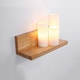 Moderne Samtidsstil Sort Oksidfinish Funksjon For Øyebeskyttelse Omgivelseslys Vegglampe Vegglampe