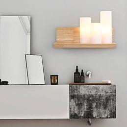 Moderne Samtidsstil Sort Oksidfinish Funksjon For Øyebeskyttelse Omgivelseslys Vegglampe Vegglampe