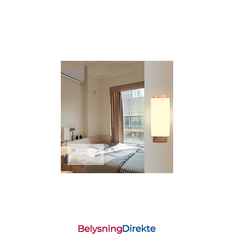 Moderne Samtidsmaleri Funksjon For Øyebeskyttelse Omgivelseslys Vegglampe Vegglampe