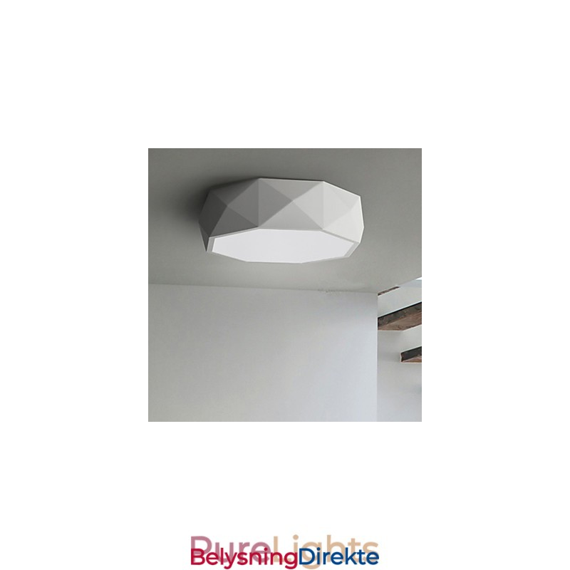 Geometriske Taklamper Hvitt Lys Konsis Moderne