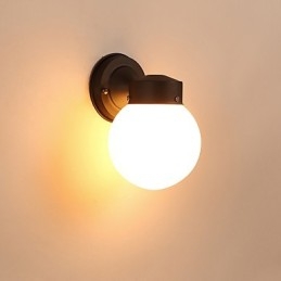 Moderne, Samtidskunstnerisk Svart Oksidfinish For Mini-Stil, Omgivelseslys, Vegglampe
