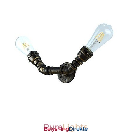 Rustikk Hytte Tradisjonell Klassisk Antikk Messingfunksjon For Omgivelseslys Vegglampe Vegglampe