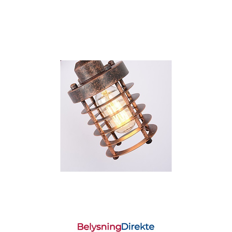 Industriell Retro Jernvegglampe Kreativ Personlighet Løftetrinsevegglampe