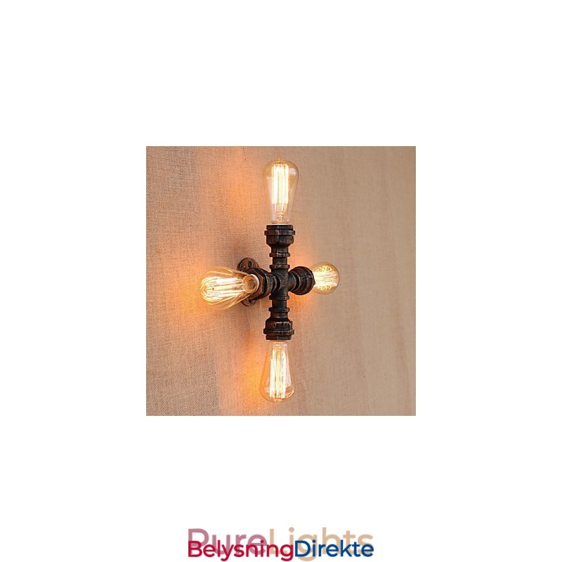 Landlig Retro-Maling For Mini-Stil Svingarm Inkludert Omgivelseslys På Veggen