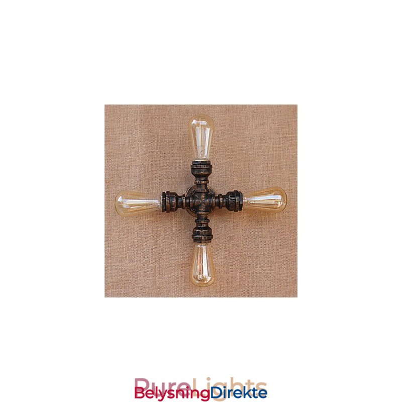 Landlig Retro-Maling For Mini-Stil Svingarm Inkludert Omgivelseslys På Veggen