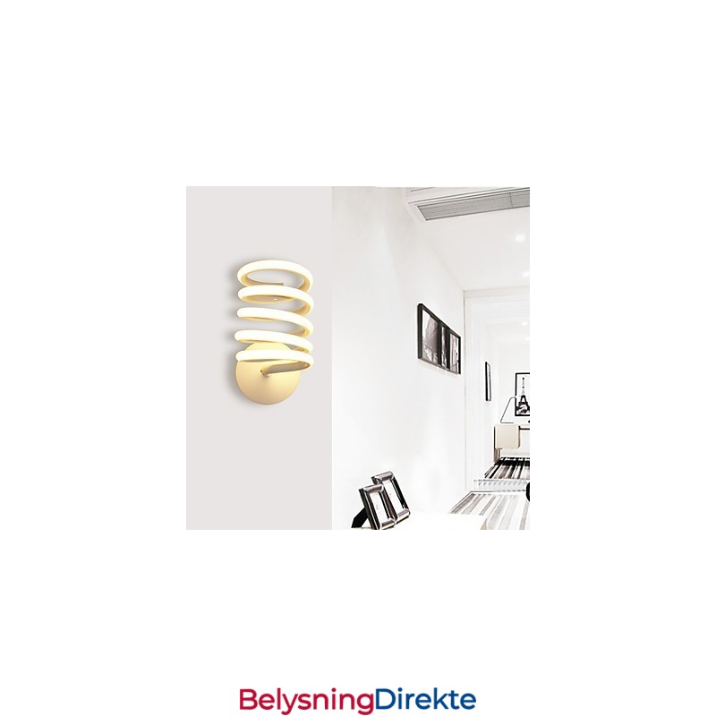 Vegglampe I Aluminium Moderne Minimalistisk Soverom Ganglampe Korridorlampe Nattbordslampe Kreativ Lampe
