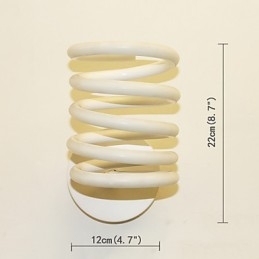 Vegglampe I Aluminium Moderne Minimalistisk Soverom Ganglampe Korridorlampe Nattbordslampe Kreativ Lampe