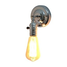 Vegglampe Vegglampe Veggjernsvegglampe Dum Black Lightsaber-Lampe På Veggen