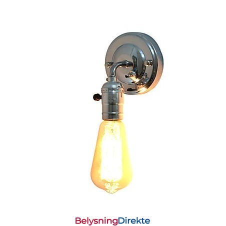 Vegglampe Vegglampe Veggjernsvegglampe Dum Black Lightsaber-Lampe På Veggen