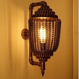 Vintage Industriell Vindlampe I Jern
