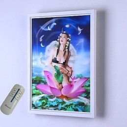 Integrert Moderne Samtidskunstnerisk Moderne Samtidsmalerifunksjon For Omgivende Lysvegglamper