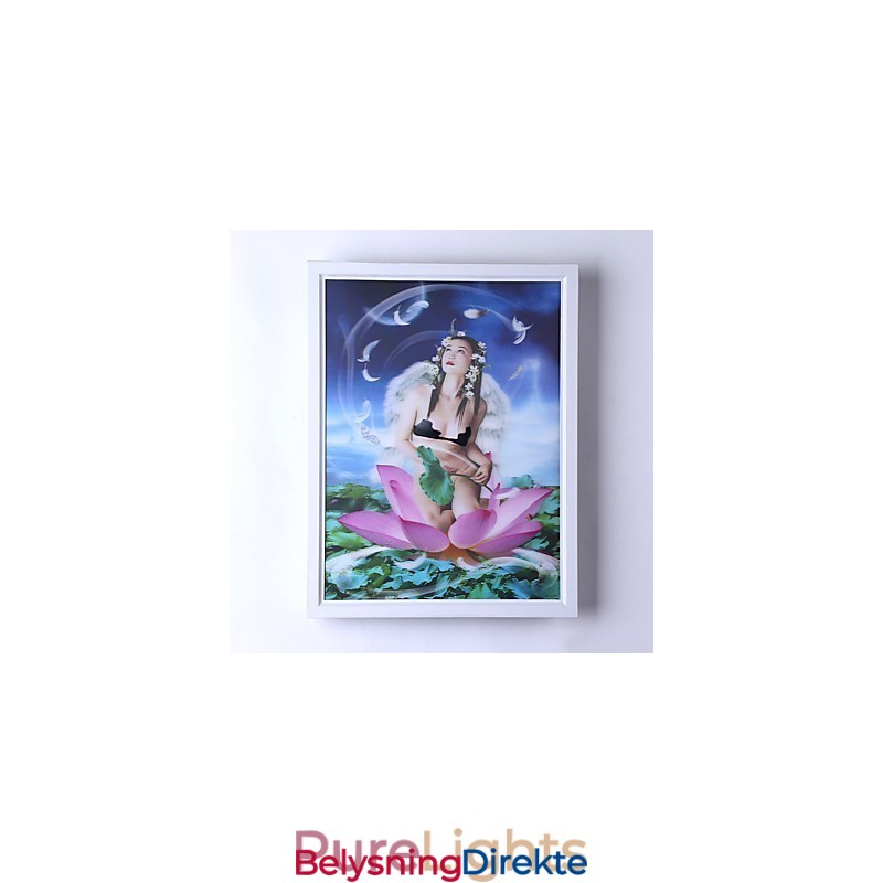 Integrert Moderne Samtidskunstnerisk Moderne Samtidsmalerifunksjon For Omgivende Lysvegglamper