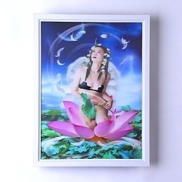 Integrert Moderne Samtidskunstnerisk Moderne Samtidsmalerifunksjon For Omgivende Lysvegglamper