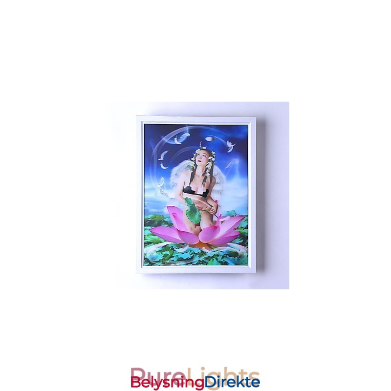 Integrert Moderne Samtidskunstnerisk Moderne Samtidsmalerifunksjon For Omgivende Lysvegglamper