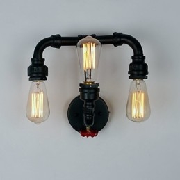 Rustikk Hytte Moderne Samtidslandlig Retro Malerifunksjon For Mini-Stil Uplight Vegglampetter