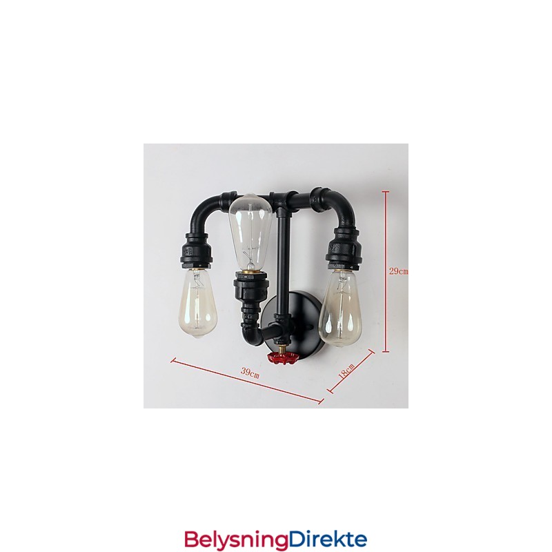 Rustikk Hytte Moderne Samtidslandlig Retro Malerifunksjon For Mini-Stil Uplight Vegglampetter