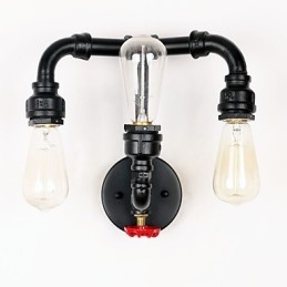 Rustikk Hytte Moderne Samtidslandlig Retro Malerifunksjon For Mini-Stil Uplight Vegglampetter