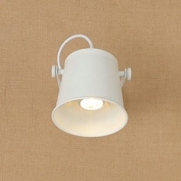 Malt Stålvegglampe Dum Svart Amerikansk Kaffedekorasjon Retro Vegglampe Lyssabellampe På Vegg