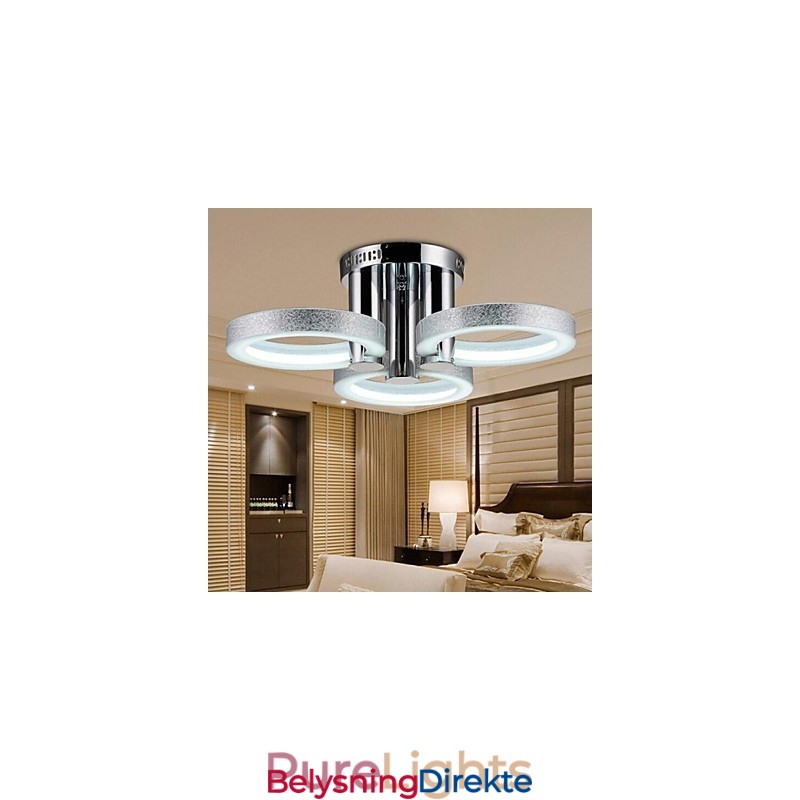 Lysekrone Moderne Sølv 3 Lys