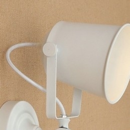 Malt Stålvegglampe Dum Svart Amerikansk Kaffedekorasjon Retro Vegglampe Lyssabellampe På Vegg