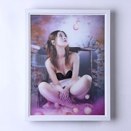 Integrert Moderne Samtidskunstnerisk Moderne Samtidsmalerifunksjon For Omgivende Lysvegglamper