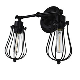 Rustikk Hyttemaling For Omgivelseslys Vegglampe Vegglampe