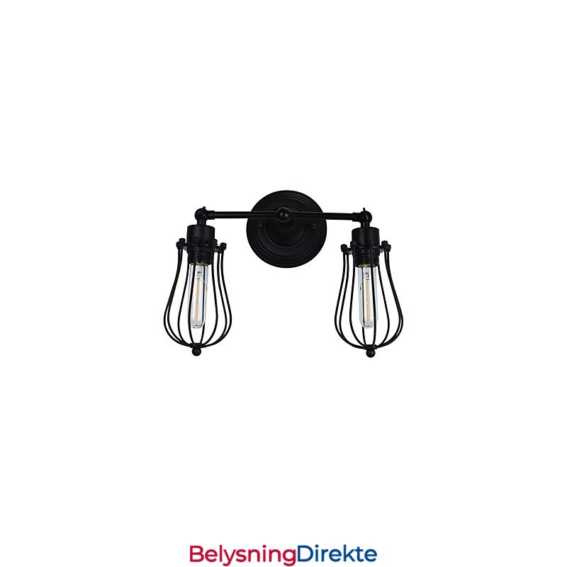 Rustikk Hyttemaling For Omgivelseslys Vegglampe Vegglampe