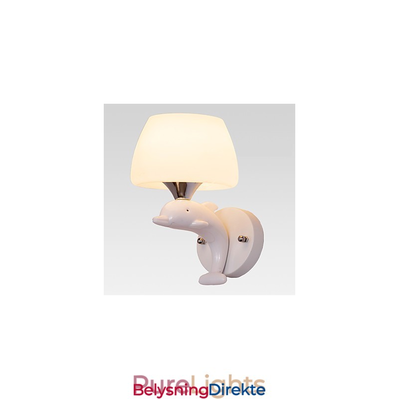 Metallisk Moderne, Moderne Innfelt Og Takmontert Lampe Med Vegglampe