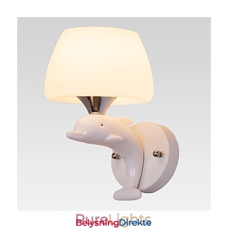 Metallisk Moderne, Moderne Innfelt Og Takmontert Lampe Med Vegglampe