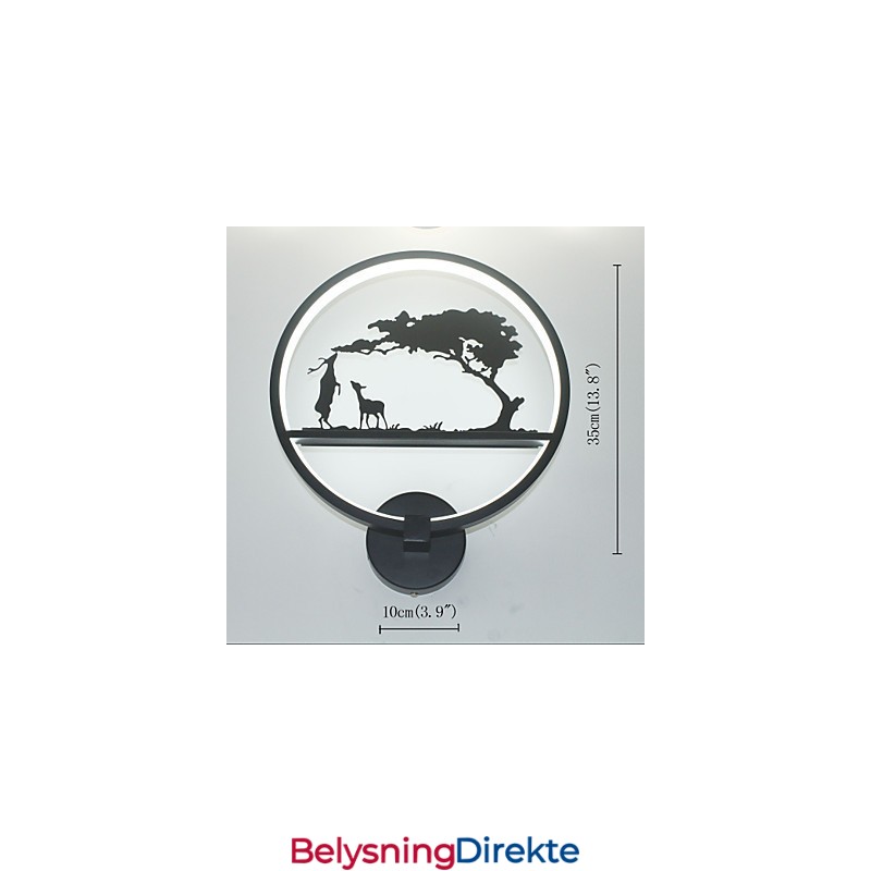 Novel Lighting Vegglampe I Aluminium Enkel, Moderne Vegglampe For Korridorer, Kunstlys, Nattbord, Kommersiell Belysning