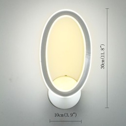 Moderne Originalitet Kort Innendørs Aluminiumsvegglampe Bakgrunnsvegg Korridorlampe Korridor Trapp Verandalampe