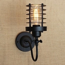 Maleri I Vintagestil For Vegglampe I Omgivelseslys I Ministil