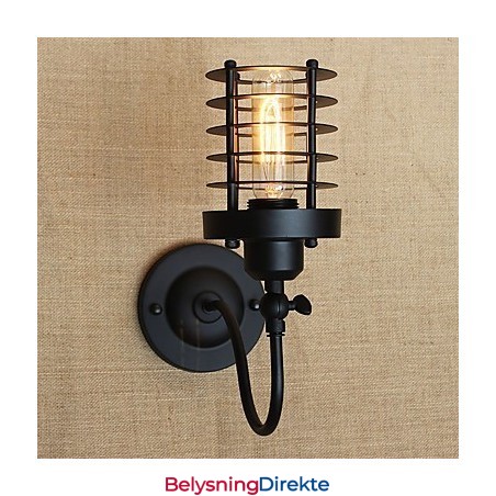 Maleri I Vintagestil For Vegglampe I Omgivelseslys I Ministil