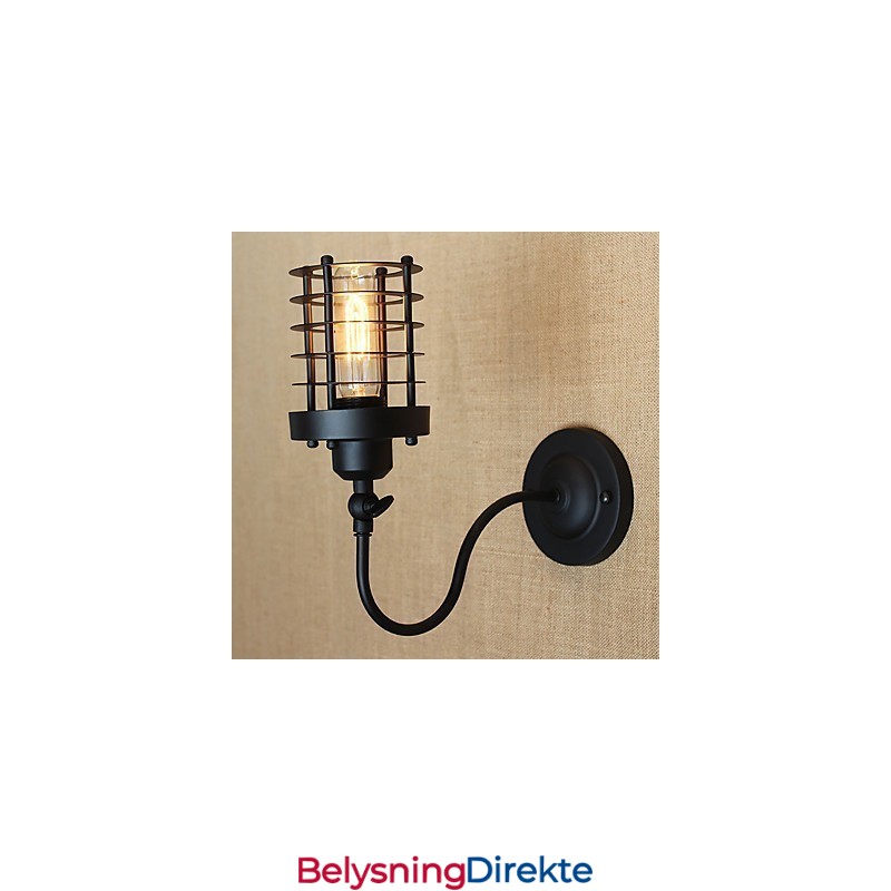 Maleri I Vintagestil For Vegglampe I Omgivelseslys I Ministil