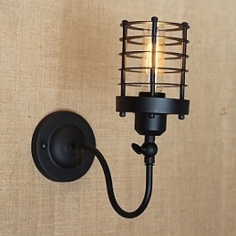 Maleri I Vintagestil For Vegglampe I Omgivelseslys I Ministil