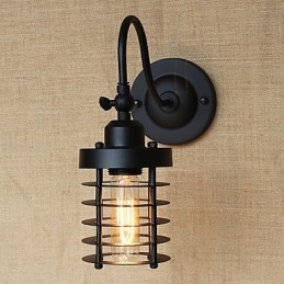Maleri I Vintagestil For Vegglampe I Omgivelseslys I Ministil