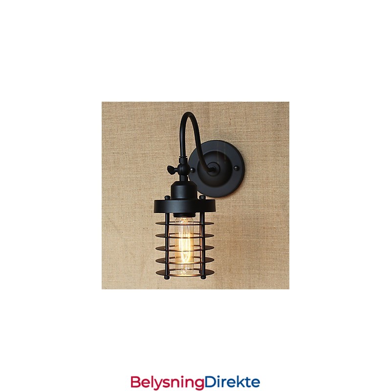 Maleri I Vintagestil For Vegglampe I Omgivelseslys I Ministil