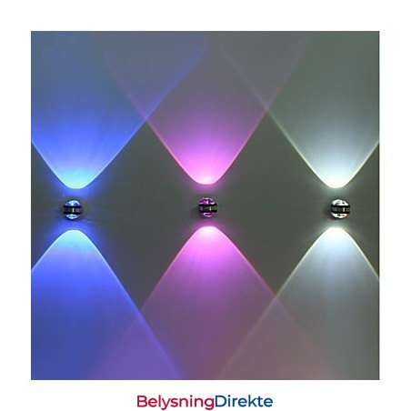 Flerfarget Mini-Stil Omgivelseslys Vegglampe Vegglampe