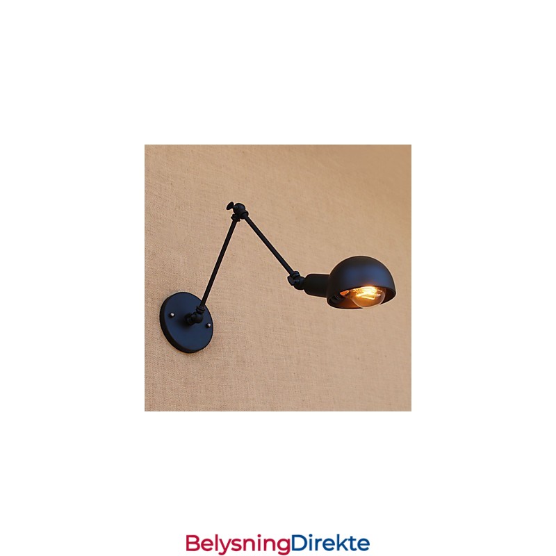 Maleri I Vintagestil For Øyebeskyttelse Med Svingarm I Ministil, Omgivelseslys, Svingarmlamper, Vegglamper